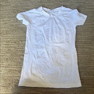 White Athleta workout top
